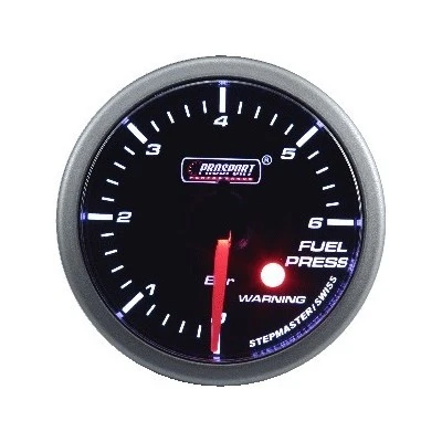 Pression Essence Prosport Manomètre Avec WARNING - 52mm - Blanc 3 Pression Essence Prosport Manomètre Avec WARNING - 52mm - Blanc