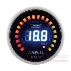 AFR WIDEBAND/Voltmètre - 2 En 1 - Manomètre Prosport - LCD - 52mm - Sonde Bosch LSU 4.9